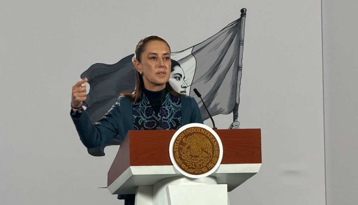 Claudia Sheinbaum Pardo en conferencia 'mañanera'