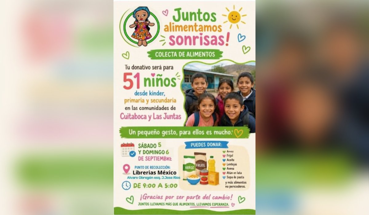 Colectivo Tarahumara anuncia colecta de alimentos en Mazatlán