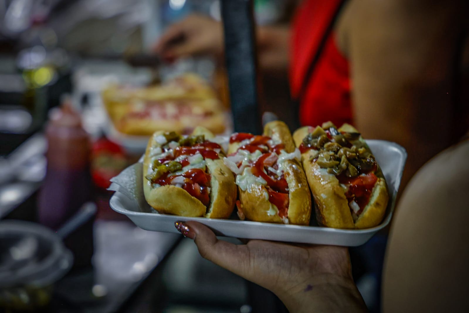 Hot dogs en celebración del Grito de Independencia de México en Culiacán