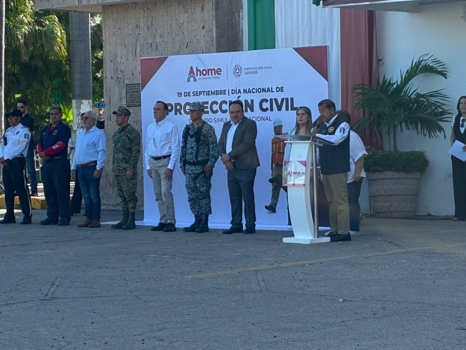 Autoridades municipales conmemoraron en Ahome el Día Nacional de Protección Civil