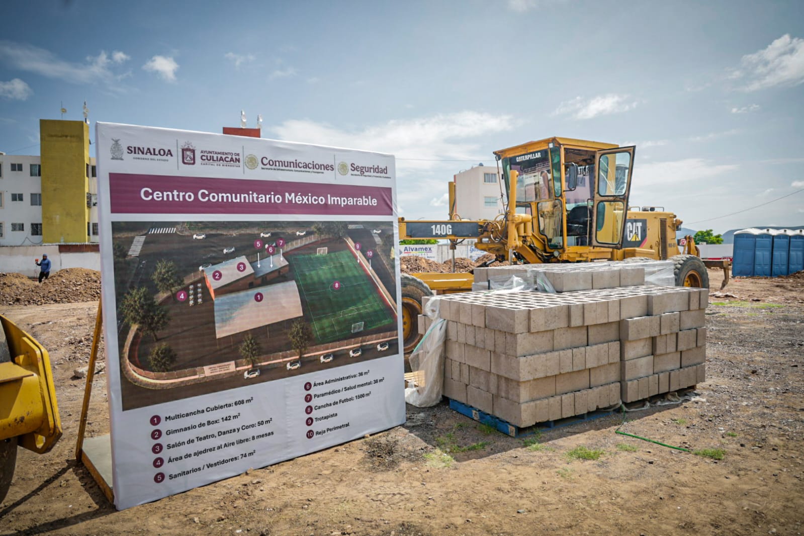 Inicio de la Construcción del Centro Comunitario México Imparable