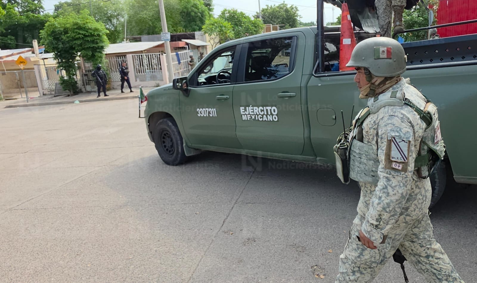 Cuatro detenidos en casa baleada de la Díaz Ordaz, en Culiacán