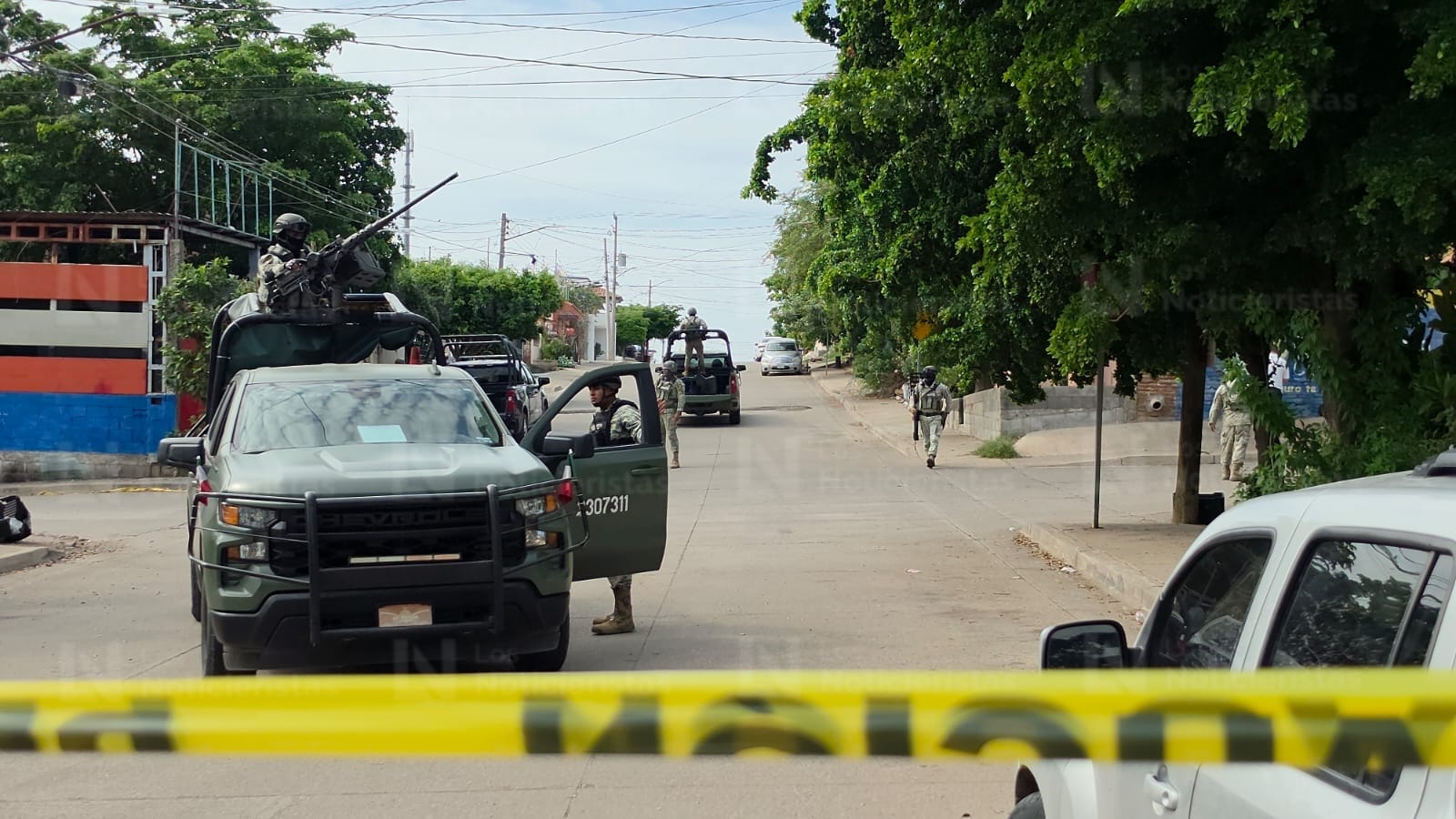 Cuatro detenidos en casa baleada de la Díaz Ordaz, en Culiacán