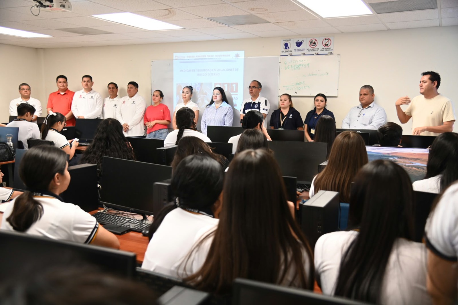 Imparten el curso “Medidas de seguridad en situaciones de riesgo externo” a estudiantes de la UAS