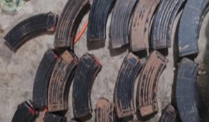 Aseguran arsenal durante operativo del Ejército en Los Cerritos, Concordia, Sinaloa