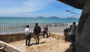 Profepa ordena derribo de muro irregular en Avenida del Mar de Mazatlán