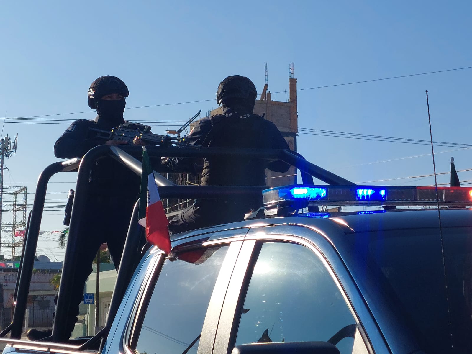 Desfile cívico-militar en Guamúchil por la Independencia de México
