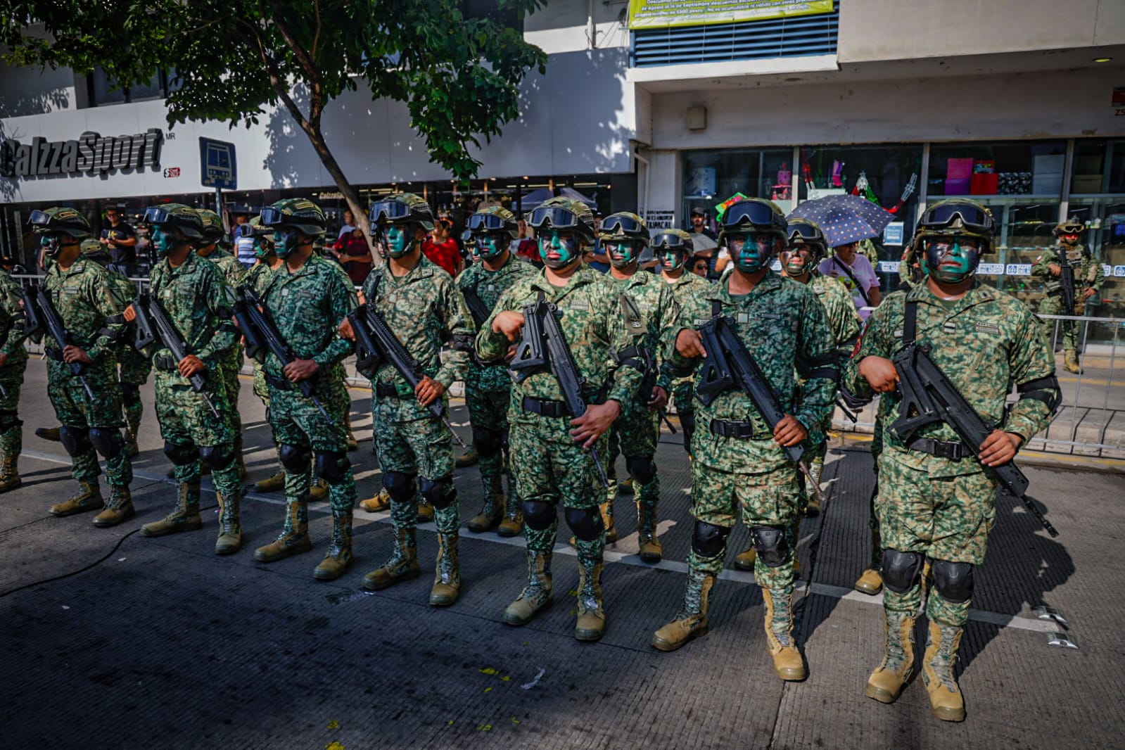 Desfile cívico-militar en Culiacán por la Independencia de México