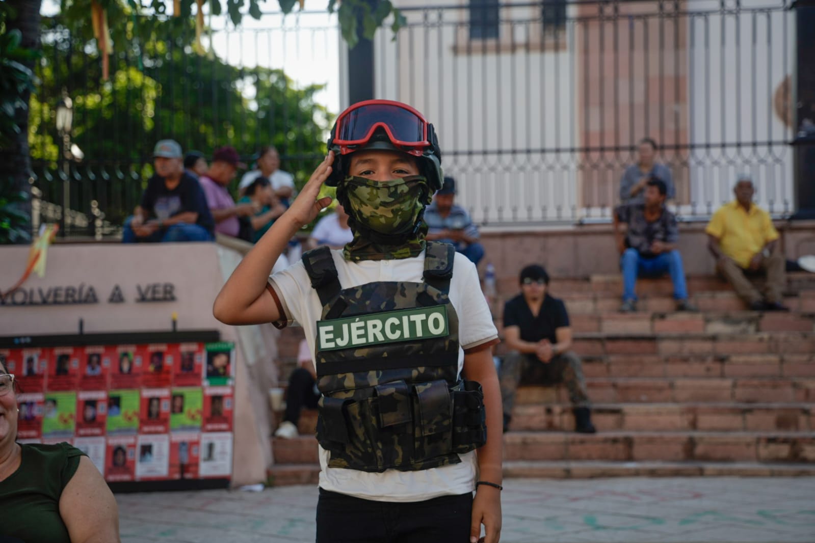 Desfile cívico-militar en Culiacán por la Independencia de México