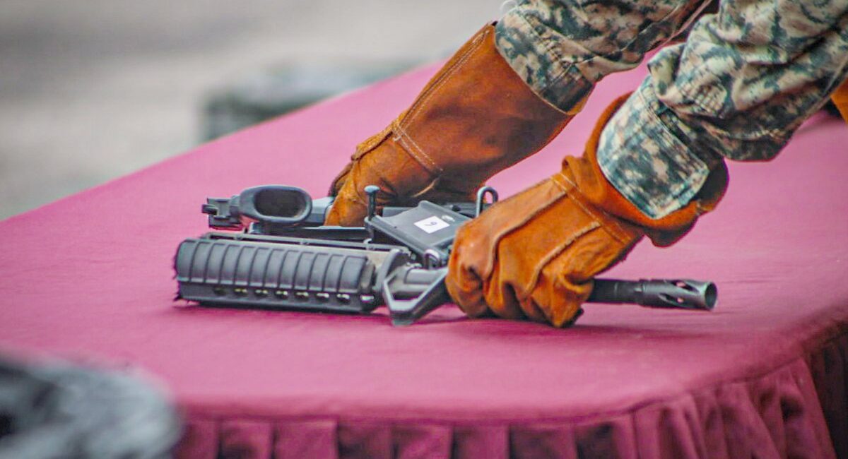 “Un poder falso en manos de delincuentes”; destruye Ejército 639 armas en Culiacán; suman más de 2 mil 500 durante este año