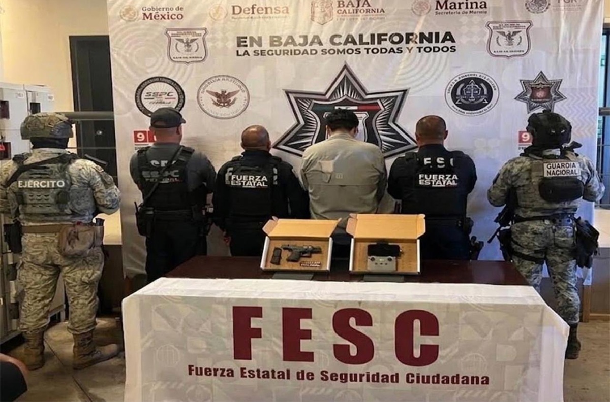 Detenido con dron en la frontera