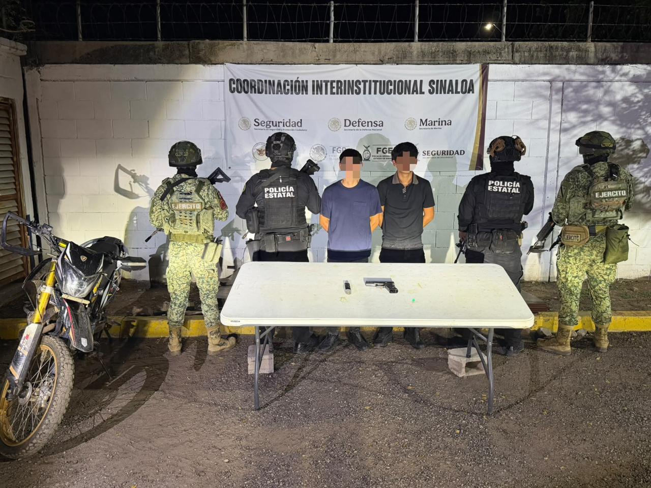 Detenidos en Culiacán