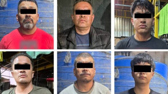 Decomisan 150 toneladas de autopartes en Xochimilco; hay seis detenidos