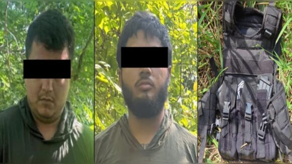 Detienen a dos personas y aseguran arsenal y droga durante operativo militar en Concordia, Sinaloa
