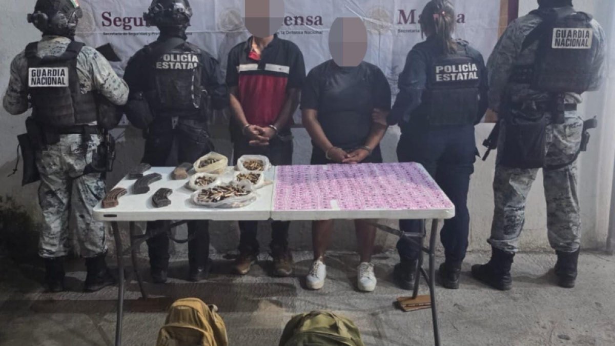 detienen a hombre y mujer con mil cartuchos durante operativo en concordia