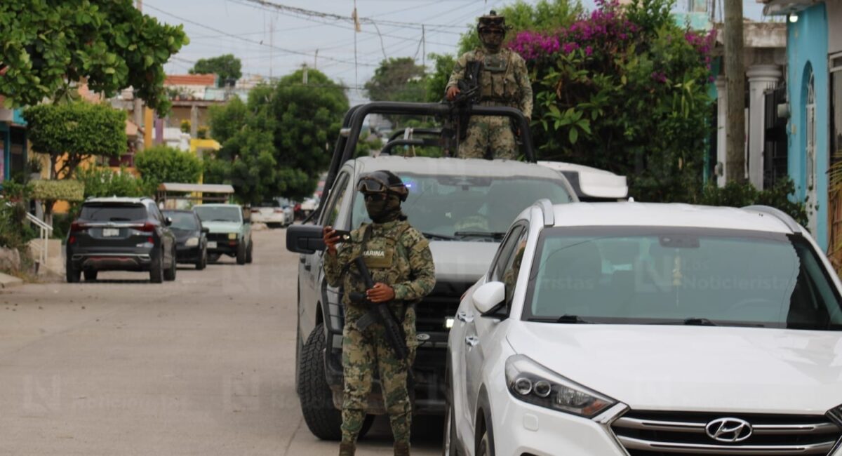 Reportan detonaciones de arma de fuego en calles de la colonia Benito Juárez en Mazatlán, Sinaloa