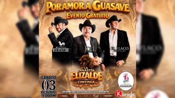 ¡Prepárate, Guasave! La Dinastía Elizalde dará concierto gratuito en el Kuroda Park este 3 de octubre