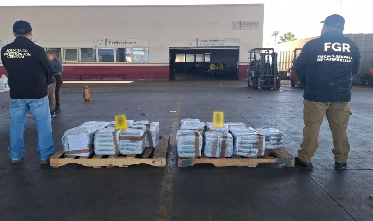 Droga asegurada en Tijuana