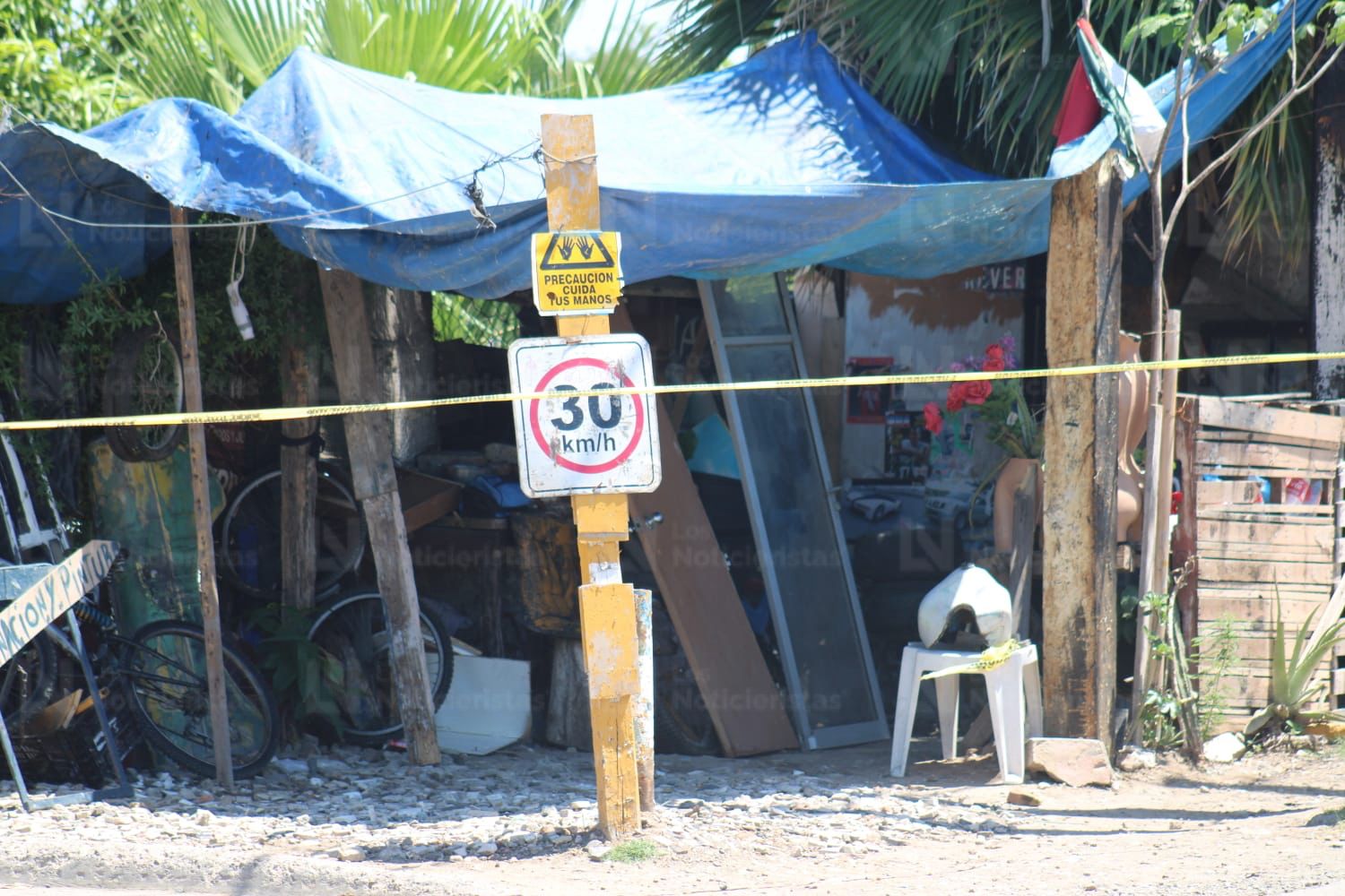 Muere hombre tras ser atacado a balazos en una casa improvisada en Mazatlán