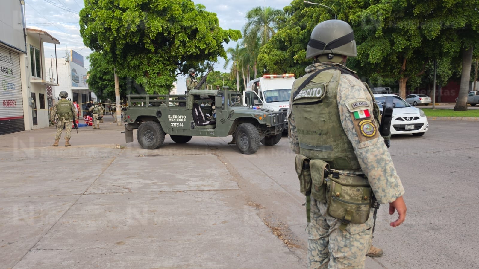Frente al panteón civil de Culiacán ejecutan a un hombre