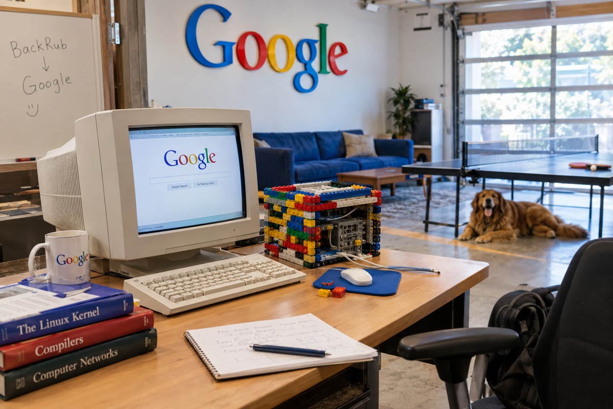 Elementos del nacimiento de Google