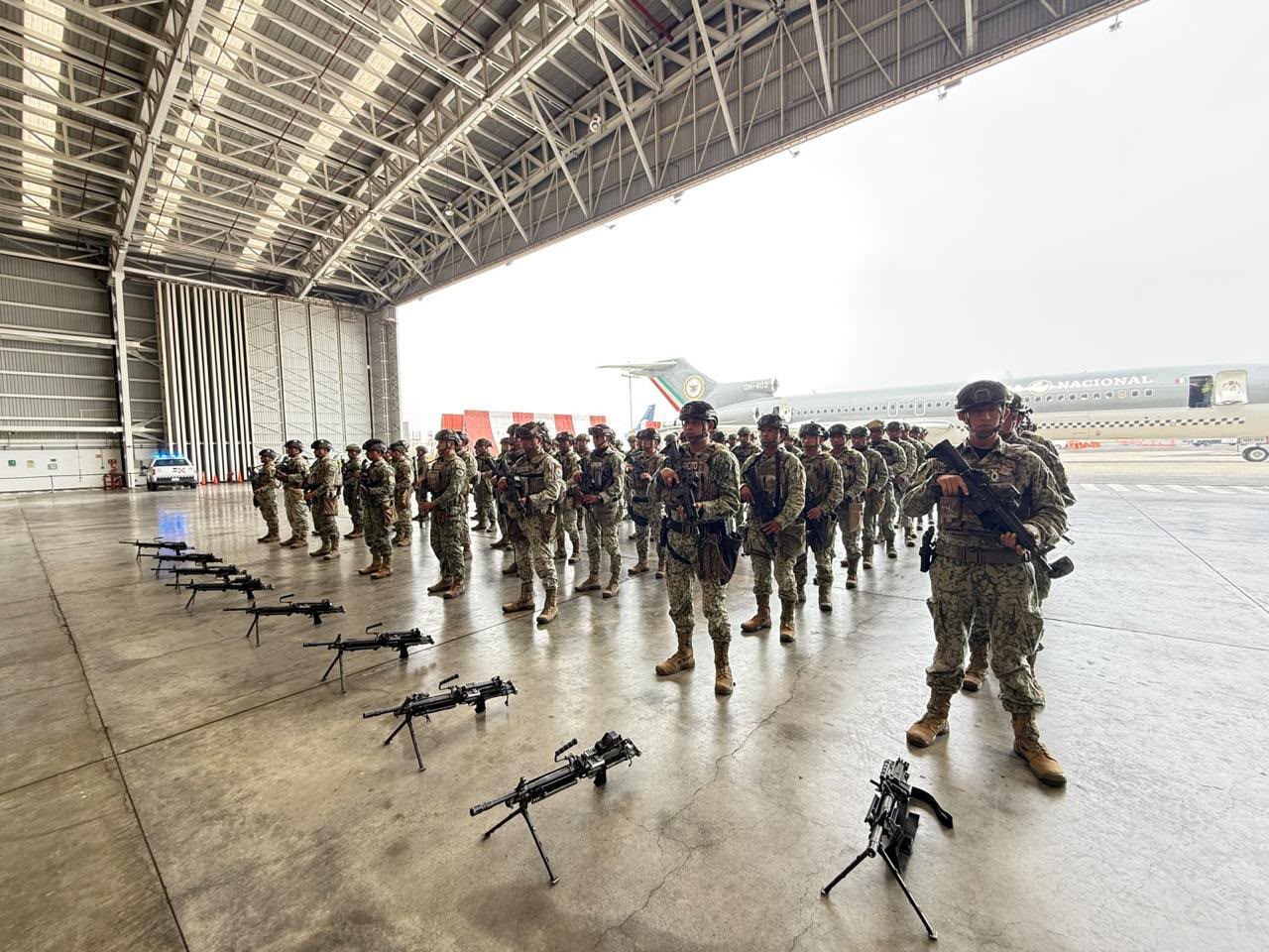 Son mil 600 del Ejército y mil 800 de Marina y SSPC para Mazatlán