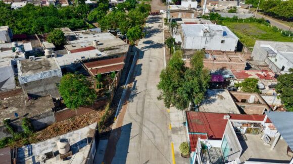 Pavimentan calle Ejido El Venadillo en Mazatlán, Sinaloa; obra beneficia a más de 250 familias