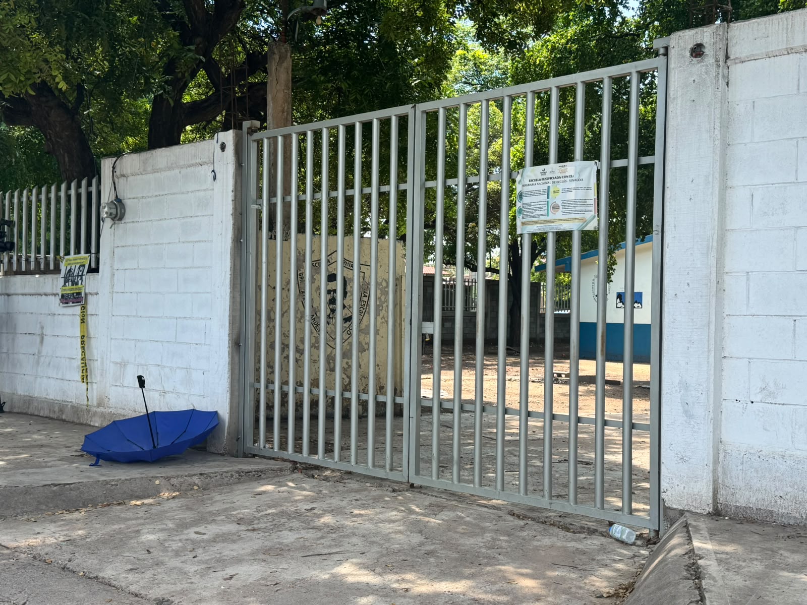 Escuela donde perdió la vida una madre de familia de Culiacán