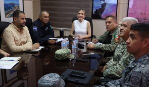 Estrella Palacios acuerda con Ejército reforzar operativos en zonas residenciales y corredor turístico de Mazatlán, Sinaloa