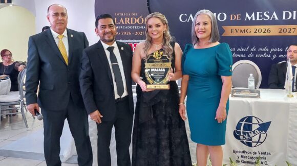 Reconocen a Grupo Macasa con el Galardón a la Mercadotecnia en Guamúchil; Luis Chávez asume la presencia de Ejecutivos de Venta y Mercadotecnia A.C.