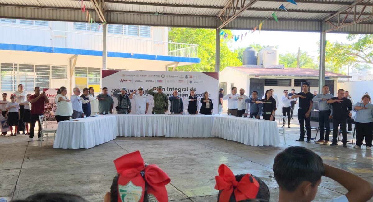 Realizan programa integral de intervención escolar “Ahome sin violencia”; suman a alumnos del sector básico