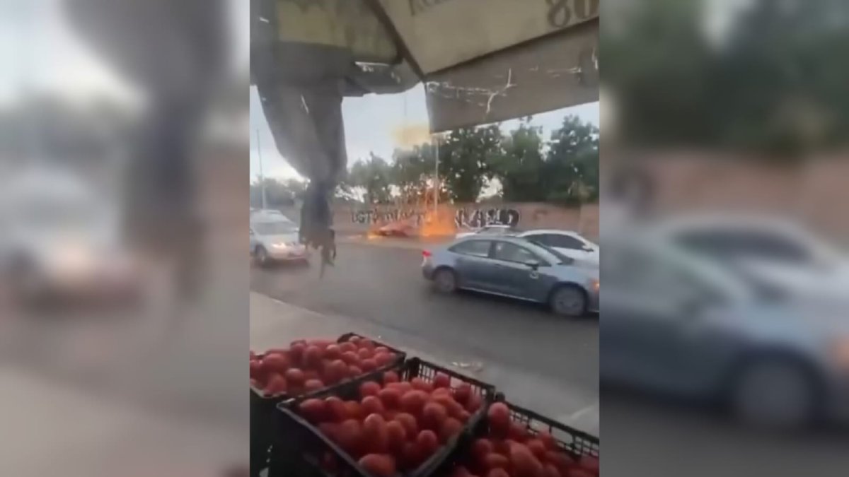 explota transformador en avenida santa rosa en mazatlan