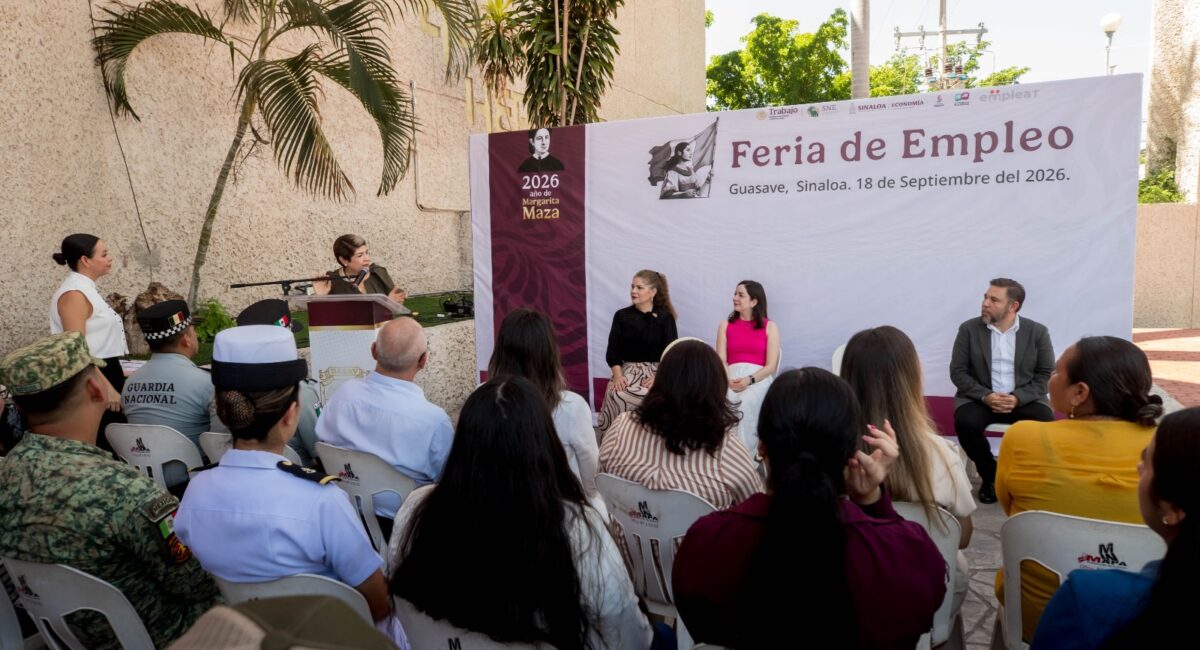Ofrecen más de 300 vacantes con salarios de hasta 22 mil pesos en segunda Feria del Empleo, en Guasave