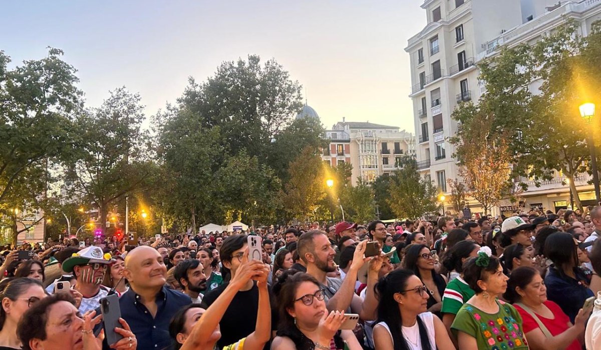 Festejo por la Independencia de México en Madrid