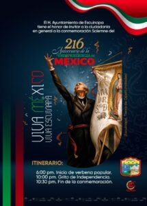 Escuinapa incia conmemoración por Independencia de México.