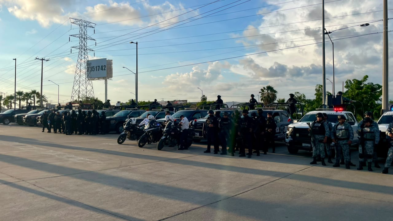 Fuerza de Reacción Interinstitucional en Mazatlán