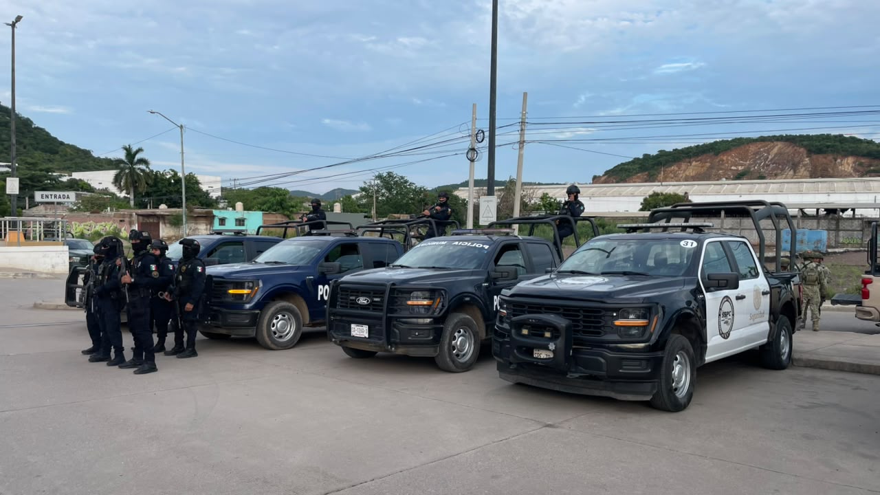 Fuerza de Reacción Interinstitucional en Mazatlán