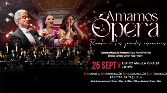 “Amamos la ópera” llega al Teatro Ángela Peralta: dos voces de Mazatlán, Sinaloa, parten rumbo a Europa