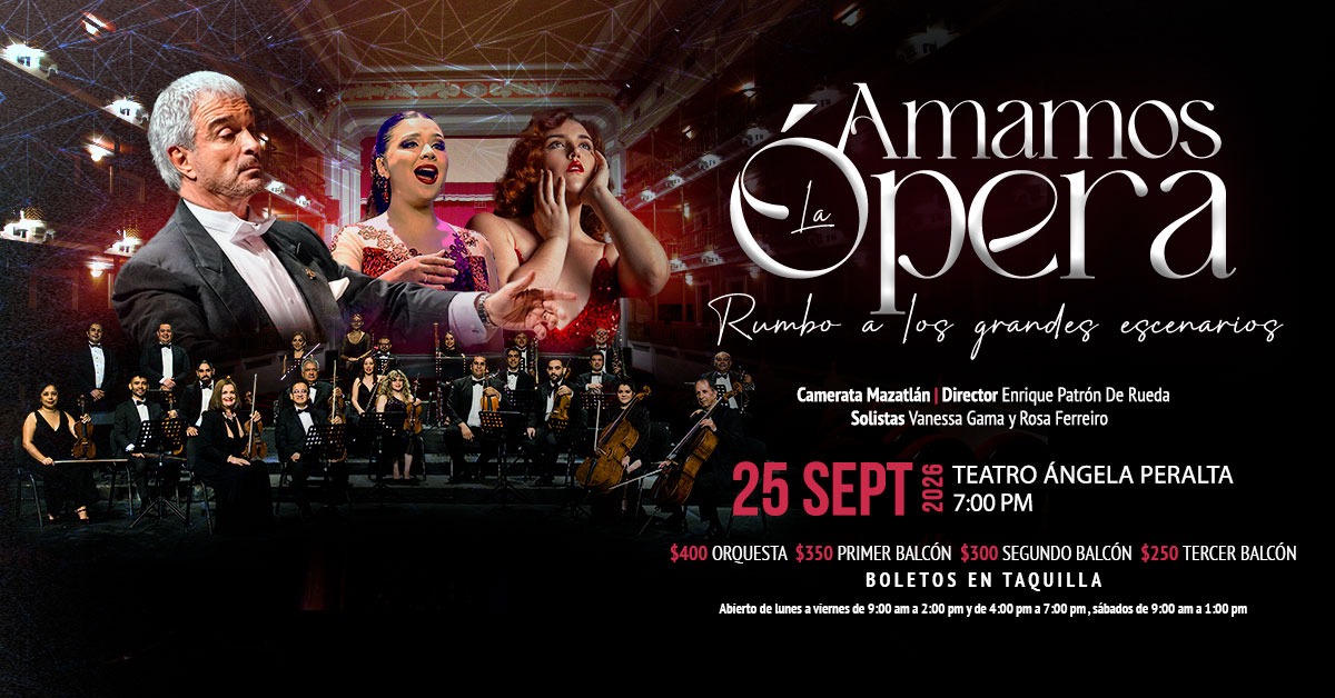 Función de "Amamos la ópera" en Mazatlán
