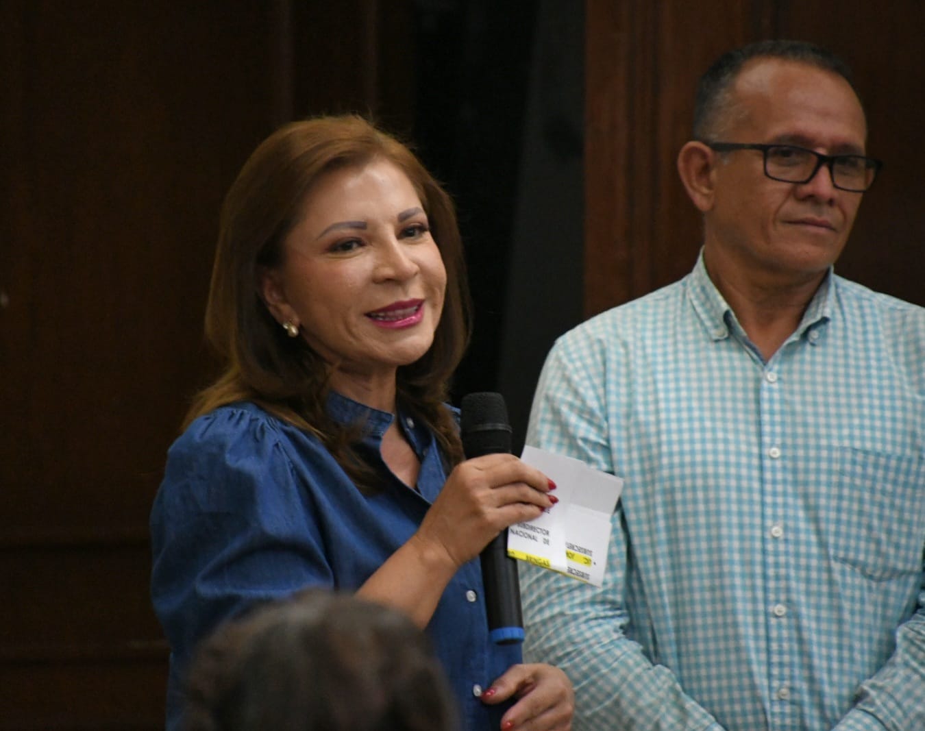 Gloria Himelda Félix en el primero Consejo Técnico Escolar en Mazatlán