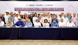 Mango del sur de Sinaloa recibirá oxígeno; anuncian créditos al 2 y 3 por ciento, fertilizante gratis y más recursos contra plagas