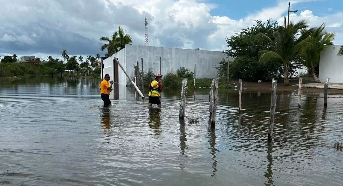 Habilitan refugio temporal en Altata y realizan traslados preventivos por incremento de la marea: PC