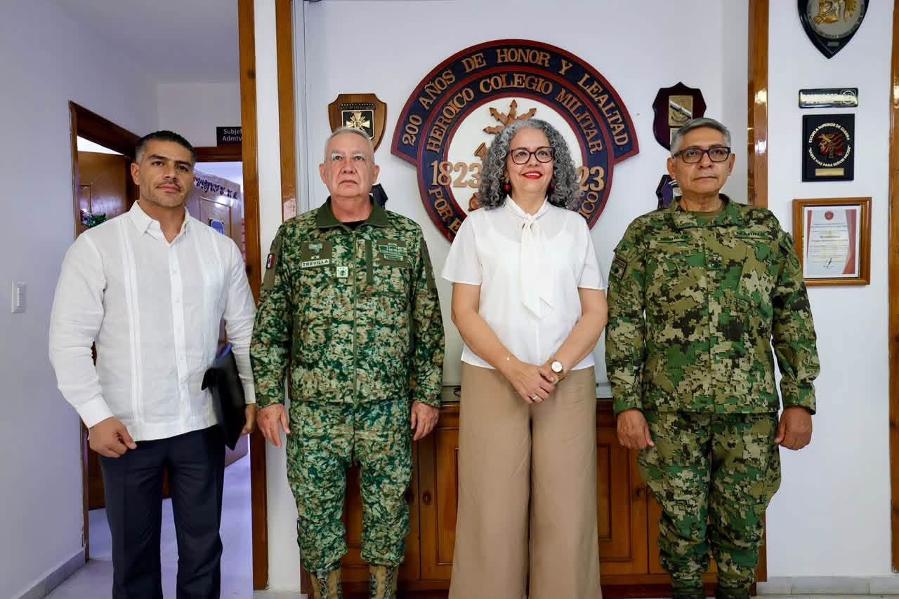 En Mazatlán, Graciela Domínguez se reúne con Harfuch