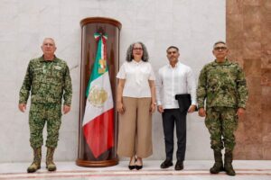En Mazatlán, Graciela Domínguez se reúne con Harfuch