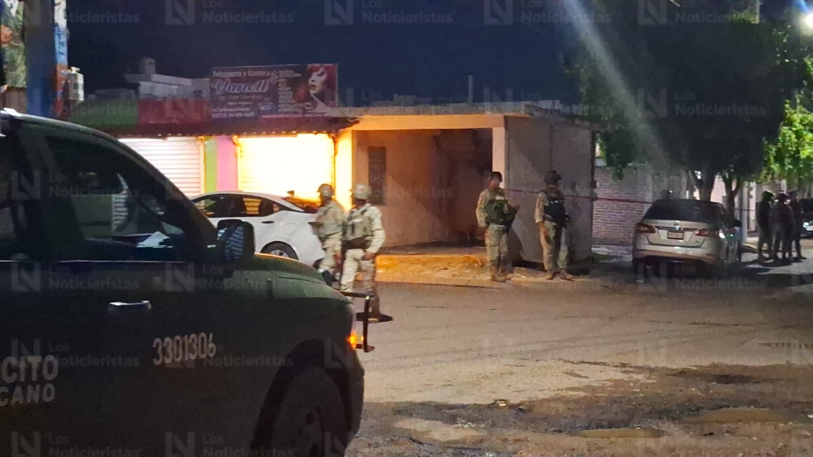 Herido de bala en la colonia Nakayama en Culiacán