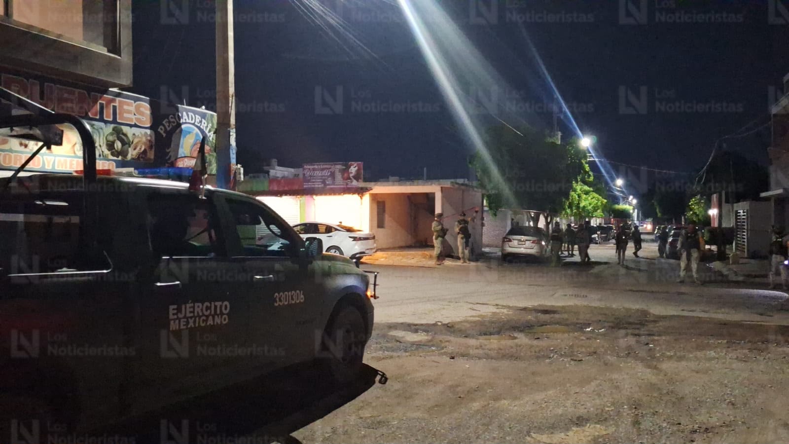 Herido de bala en la colonia Nakayama en Culiacán