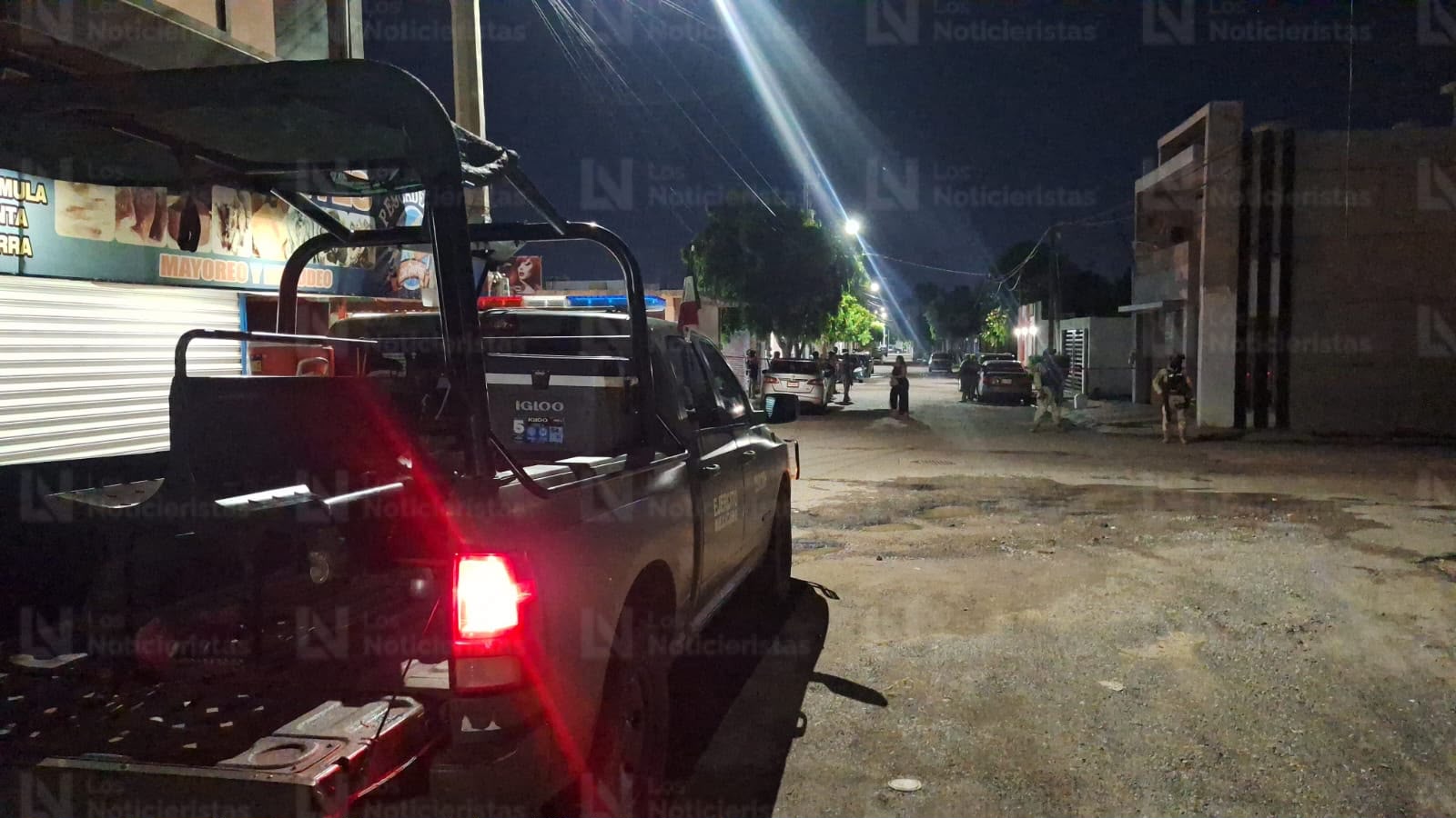 Herido de bala en la colonia Nakayama en Culiacán