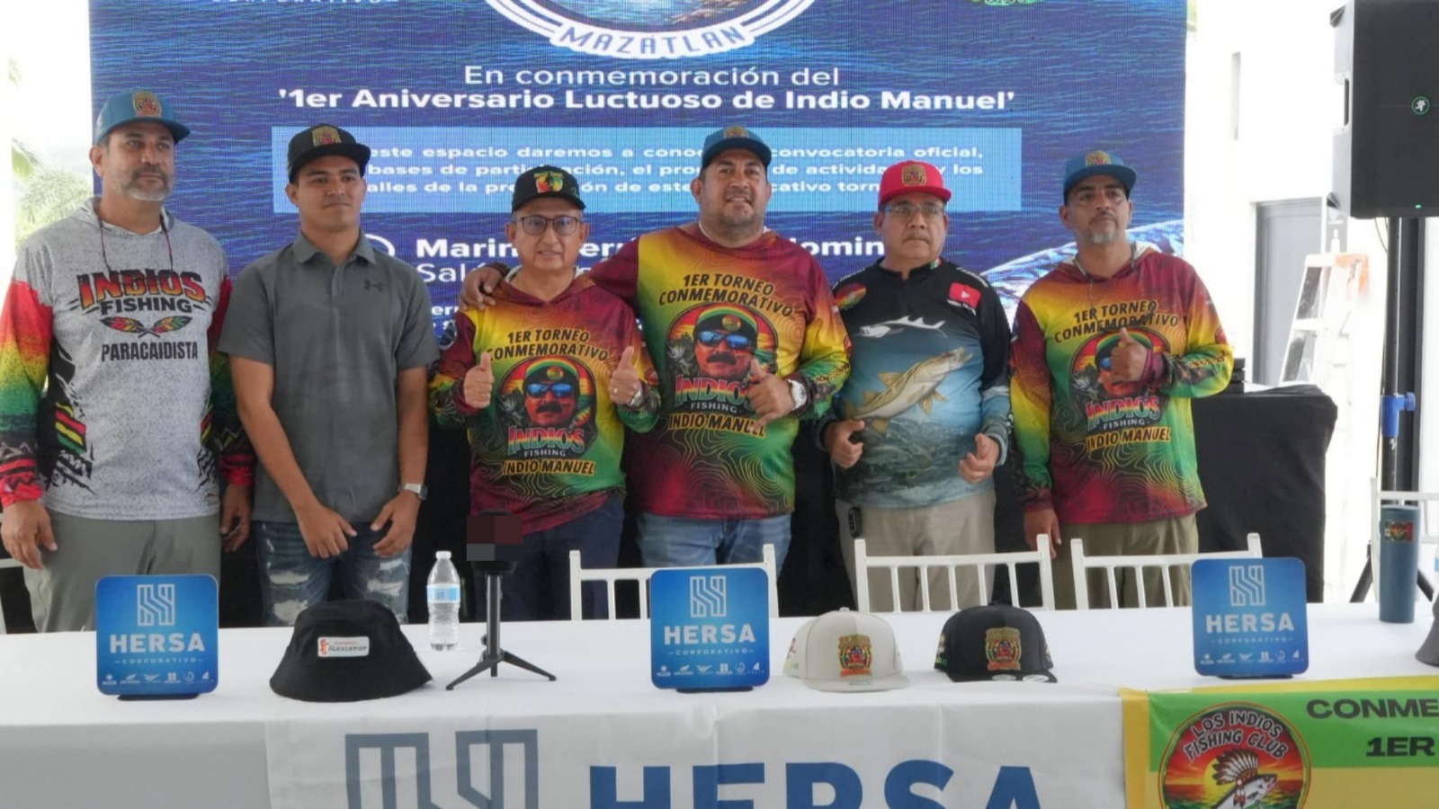 Hersa Corporativo en conferencia de prensa por torneo de pesca en Mazatlán