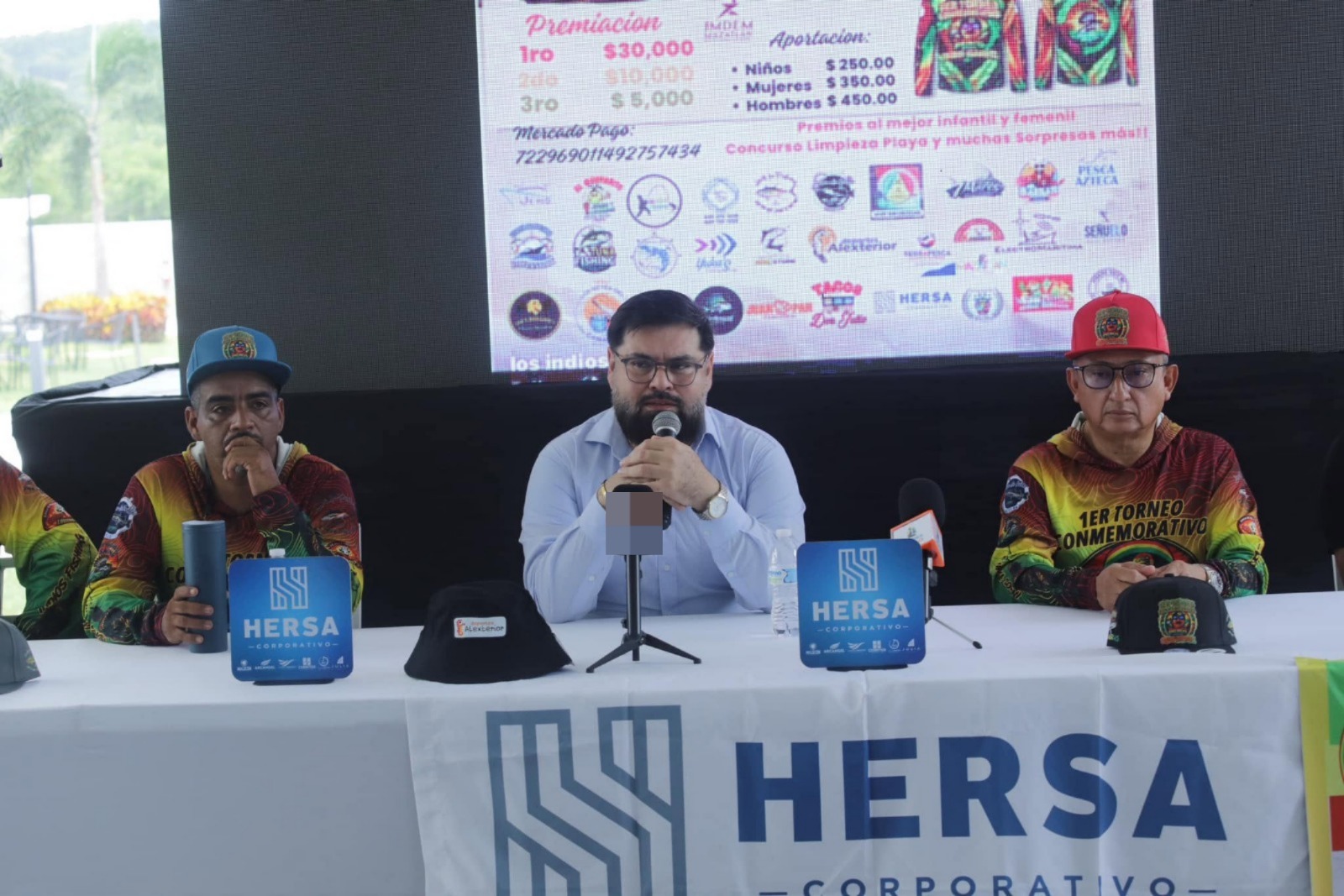 Hersa Corporativo en conferencia de prensa por torneo de pesca en Mazatlán