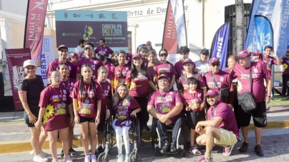 Hersa impulsa la inclusión en la Carrera IPN Once K 2026 en Mazatlán; entrega 50 kits a niñas y niños con discapacidad